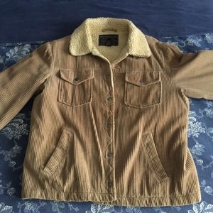 Aeropostale Trucker Sherpa Corduroy Jacket